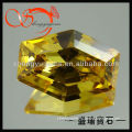 dark golden yellow octagon shaped cubic zirconia(CZSP0036-8#)